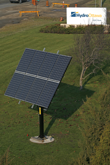 hydro ottawa solar power pole width=