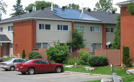 Multi-unit Rental Solar Power system in Ottawa