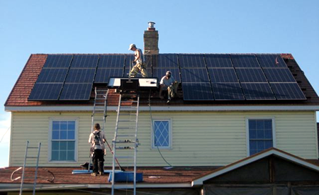 Installation of Solar Panel System