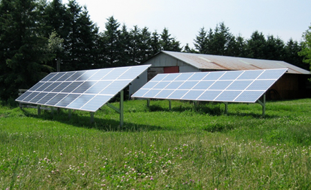 Ground-mounted System in Manotick