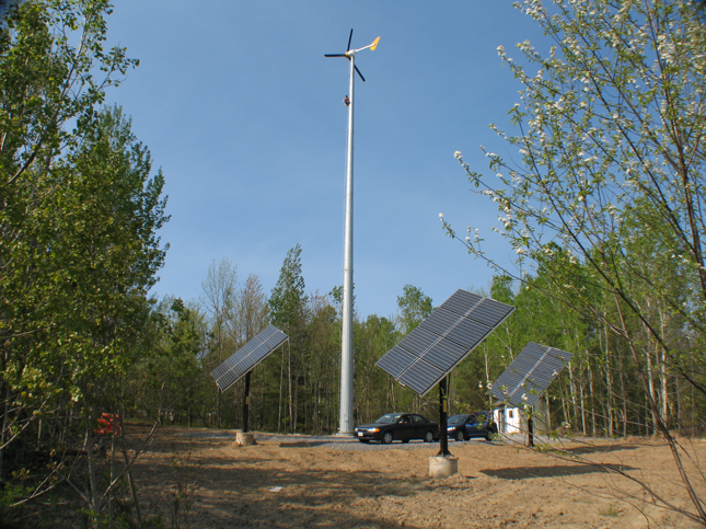 Off-grid Solar Power System Sustainable Electricity